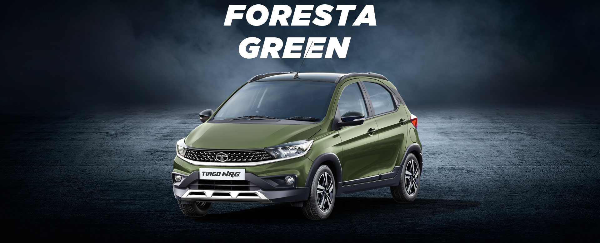 Tata Tiago Nrg Forest Green